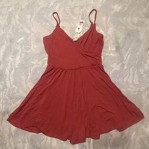 Red pear garage romper